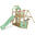 Spielturm SeaFlyer mit Schaukel & pastellgrüner Rutsche