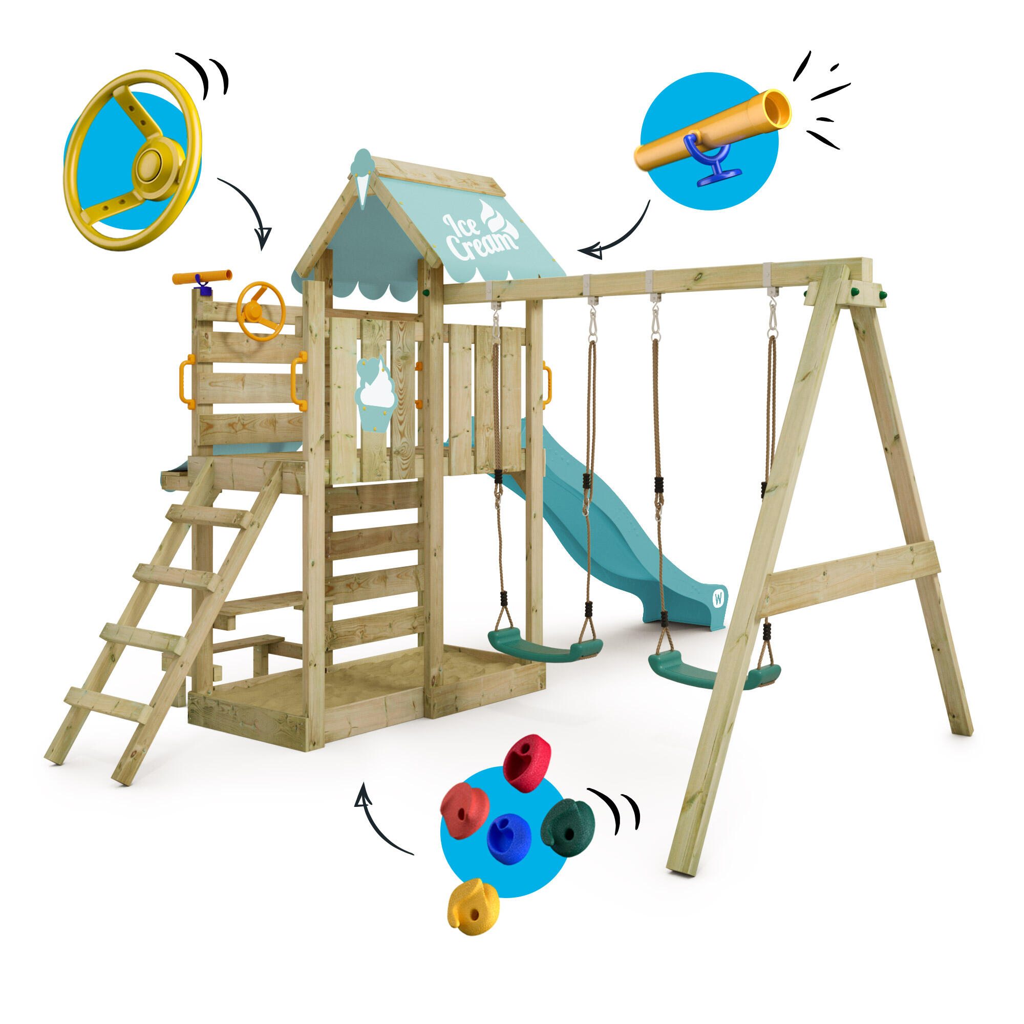 Parque infantil Wickey VanillaFlyer 5/7