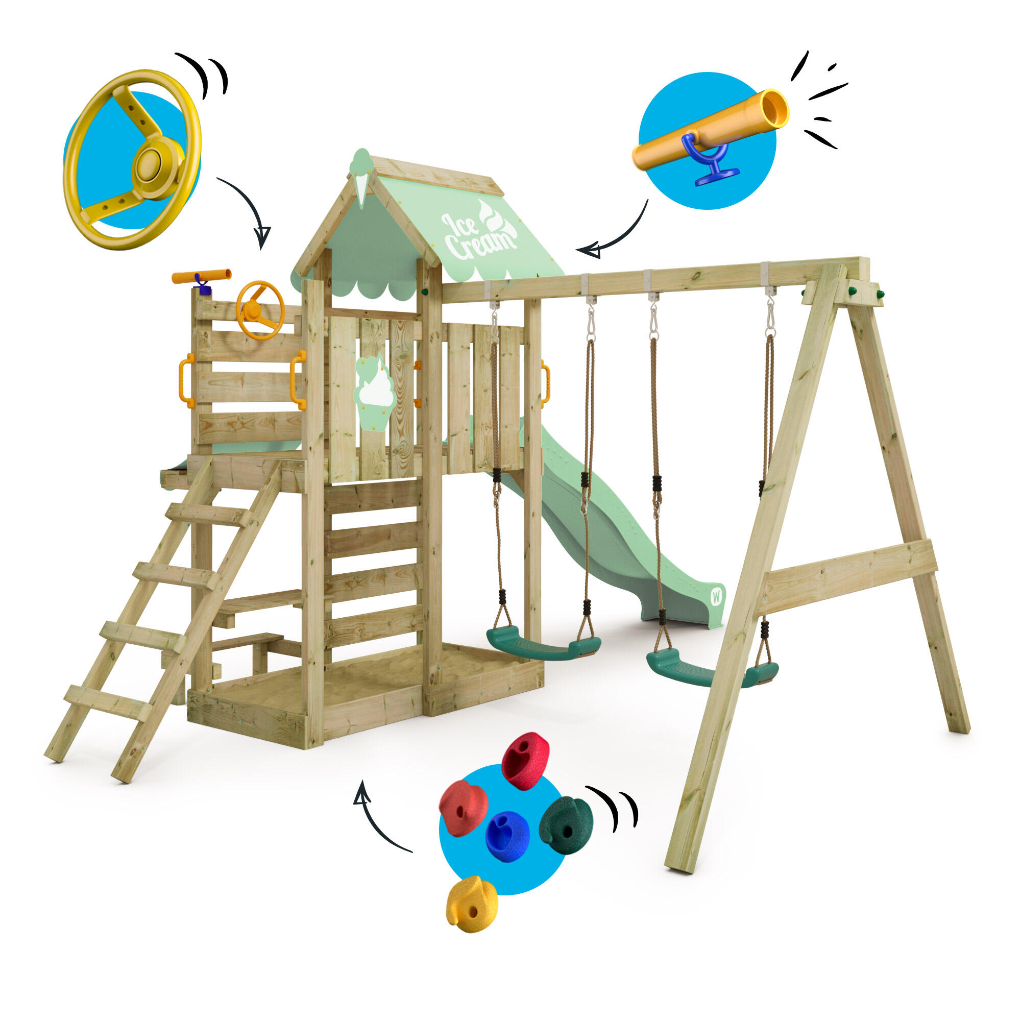 Parque infantil Wickey VanillaFlyer 5/7