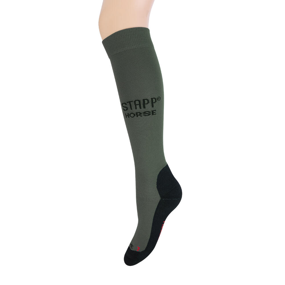 Stapp Horse - Stapp Horse Chaussettes D'Équitation Deocell Militarie - Chaussettes - Vert - 35/38 - Decathlon