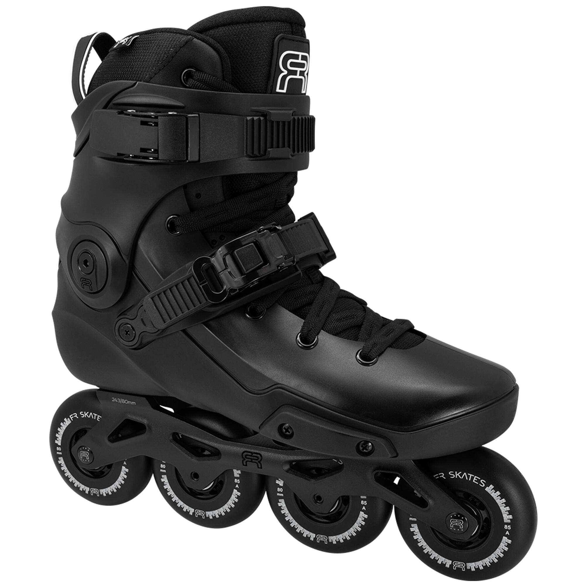 FR NEO 2 80 INLINE FREERIDE, FREESTYLE & CITY SKATES - BLACK 1/7