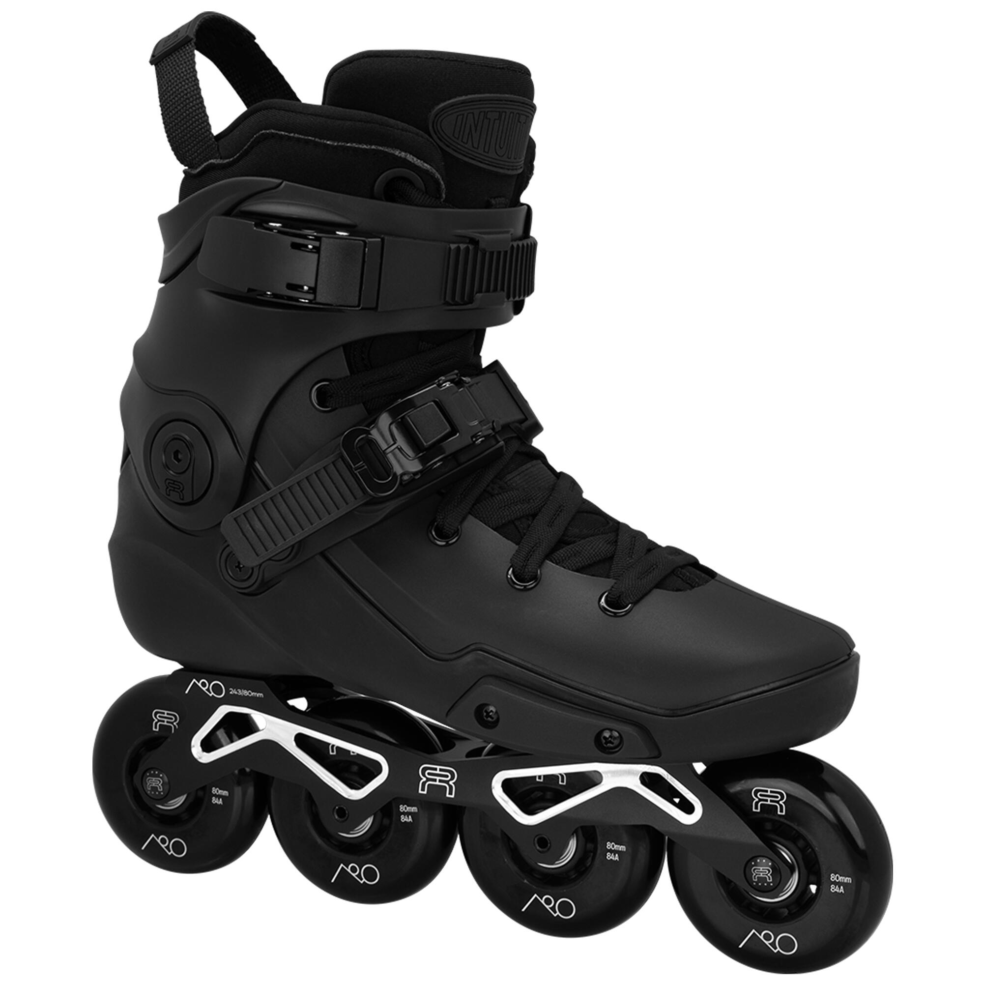FR SKATES FR NEO 1 DUAL 80 INTUITION INLINE FREERIDE, FREESTYLE & CITY SKATES - BLACK
