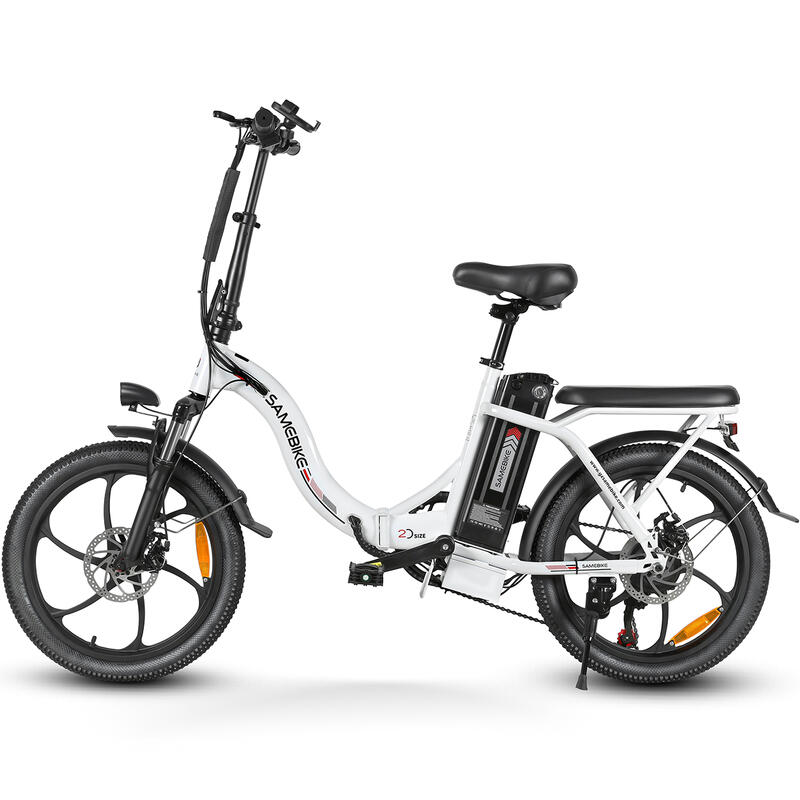 Bicicleta elétrica dobrável CY20 36V-12Ah (432Wh) - roda 20x2.35