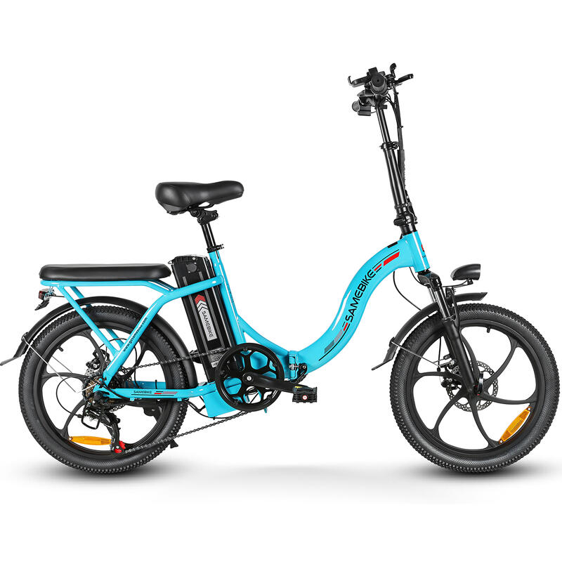 Bicicleta elétrica dobrável CY20 36V-12Ah (432Wh) - roda 20x2.35