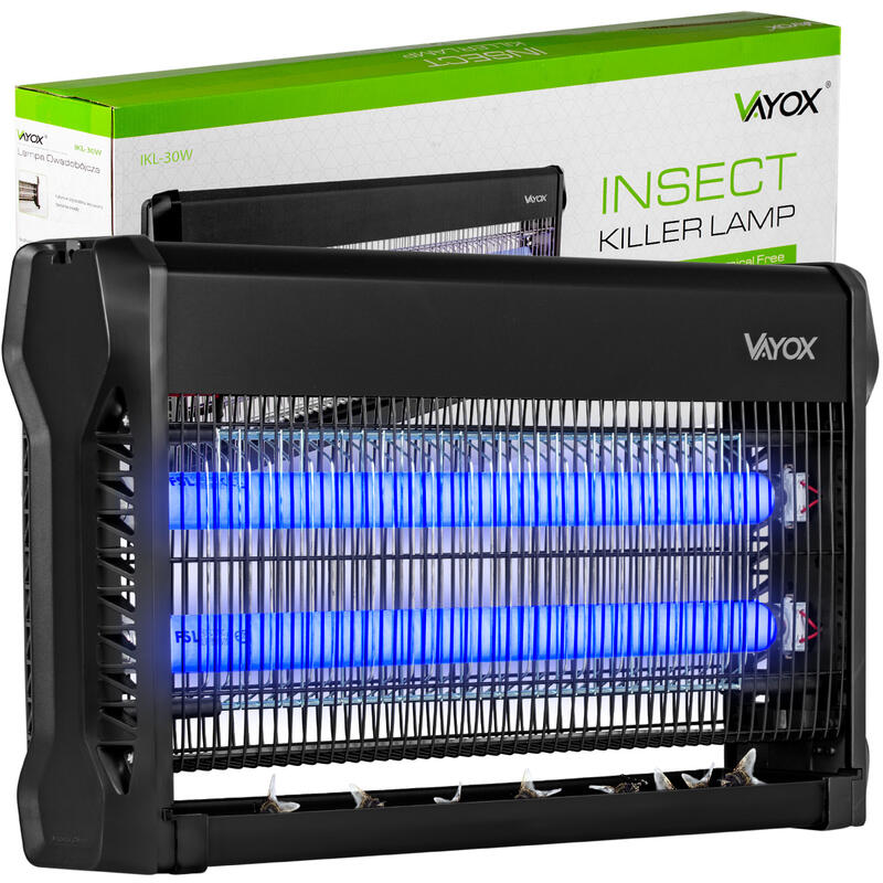 Lampe insecticide VAYOX IKL-30W pour moustiques et mouches 320m2