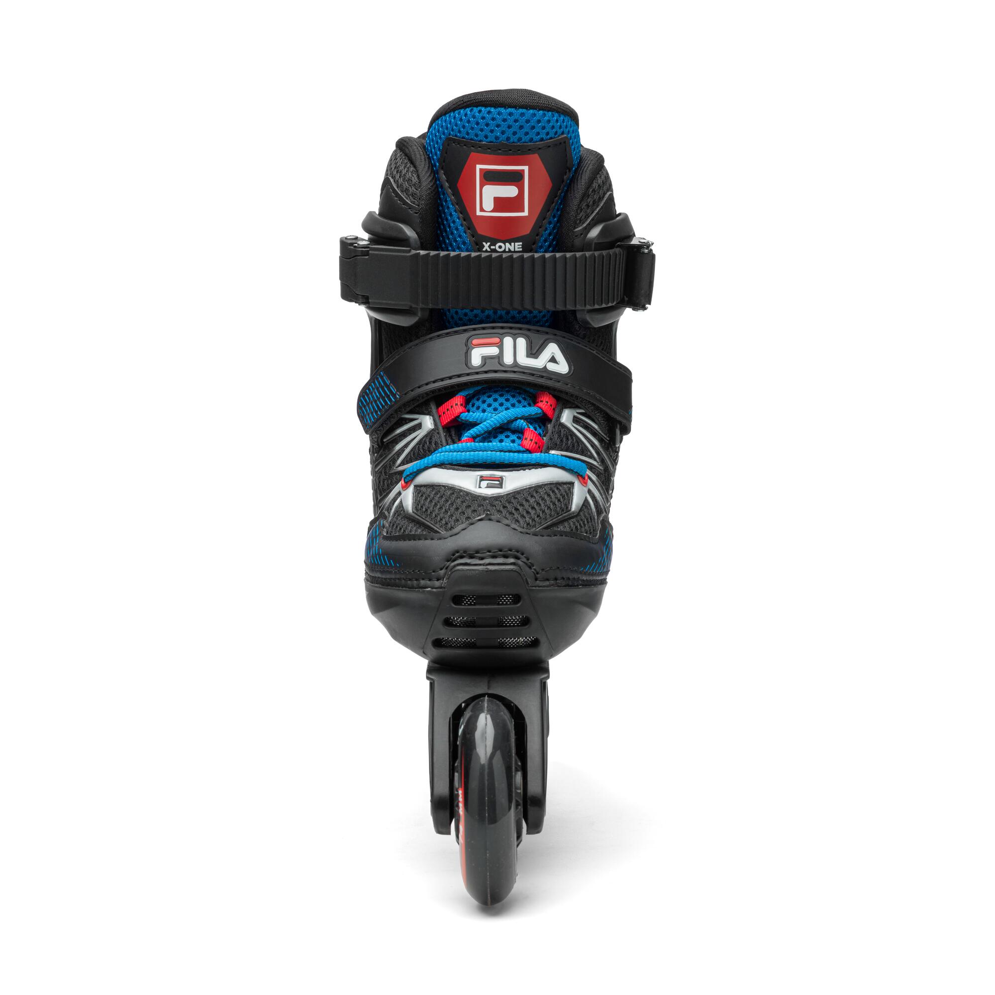 FILA X-One — Patins Inline Infantil Ajustáveis, Rodas 76 82A, ABEC 5 2/5