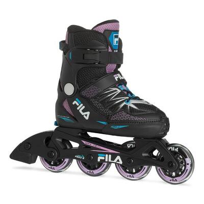Pattini in Linea Allungabili per Bambina X-ONE GIRL Nero/Rosa