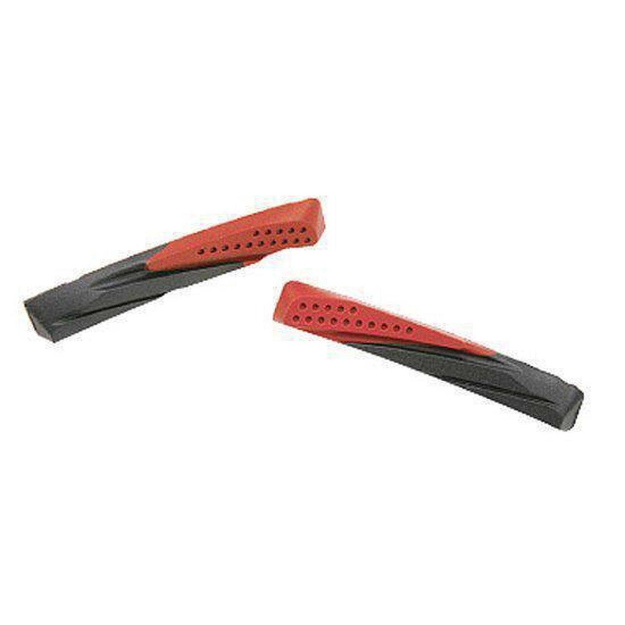 Caoutchouc de frein BS-X02 72 mm noir/rouge lot de 4 pièces