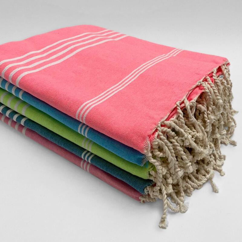 Fouta traditionnelle en coton 100x200 cm Kolora
