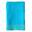 Serviette de bain éponge velours unie Shady Turquoise 90x160 370g/m²