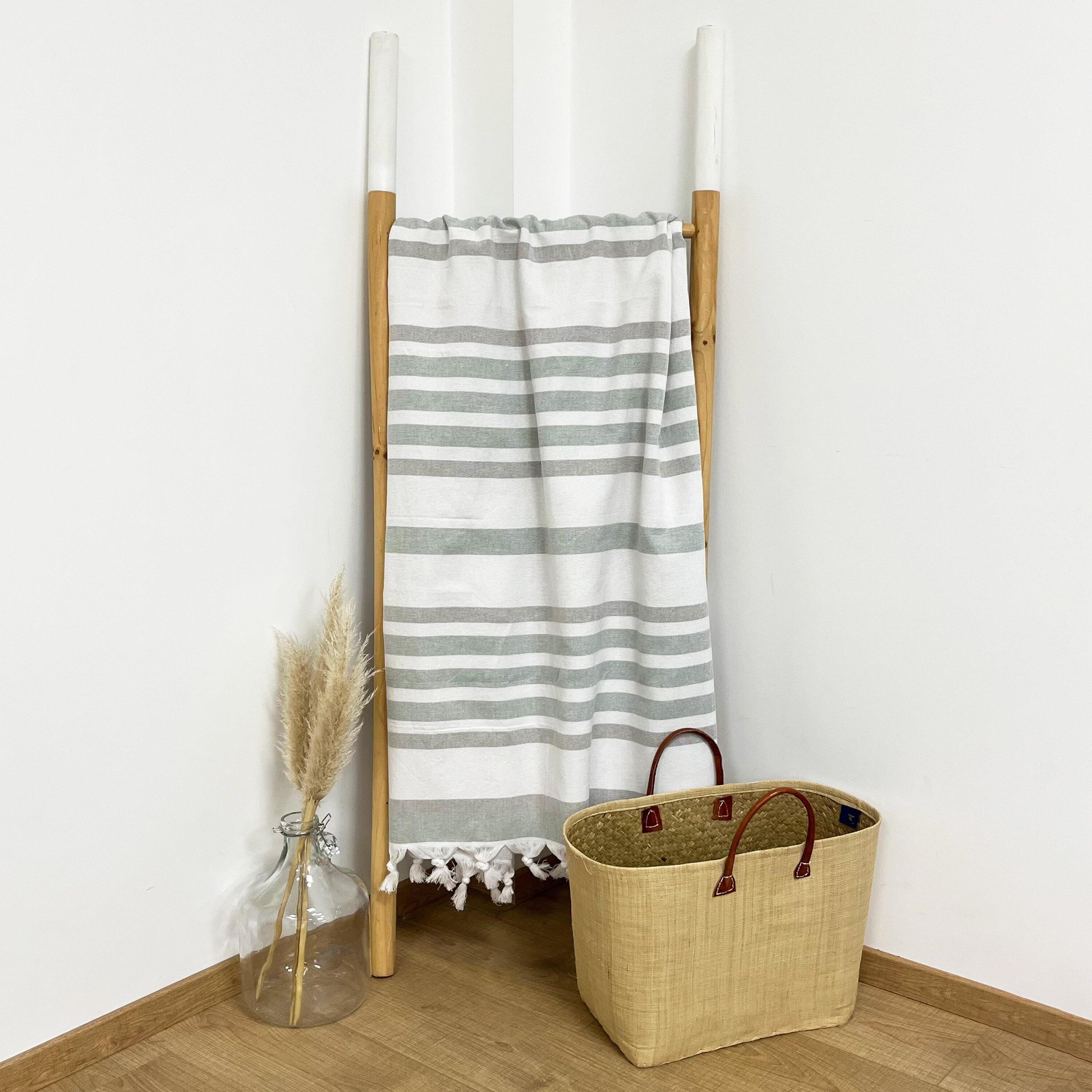 Fouta doublée éponge - Latigo XL Desert - 140x180cm - 340g/m² 2/3