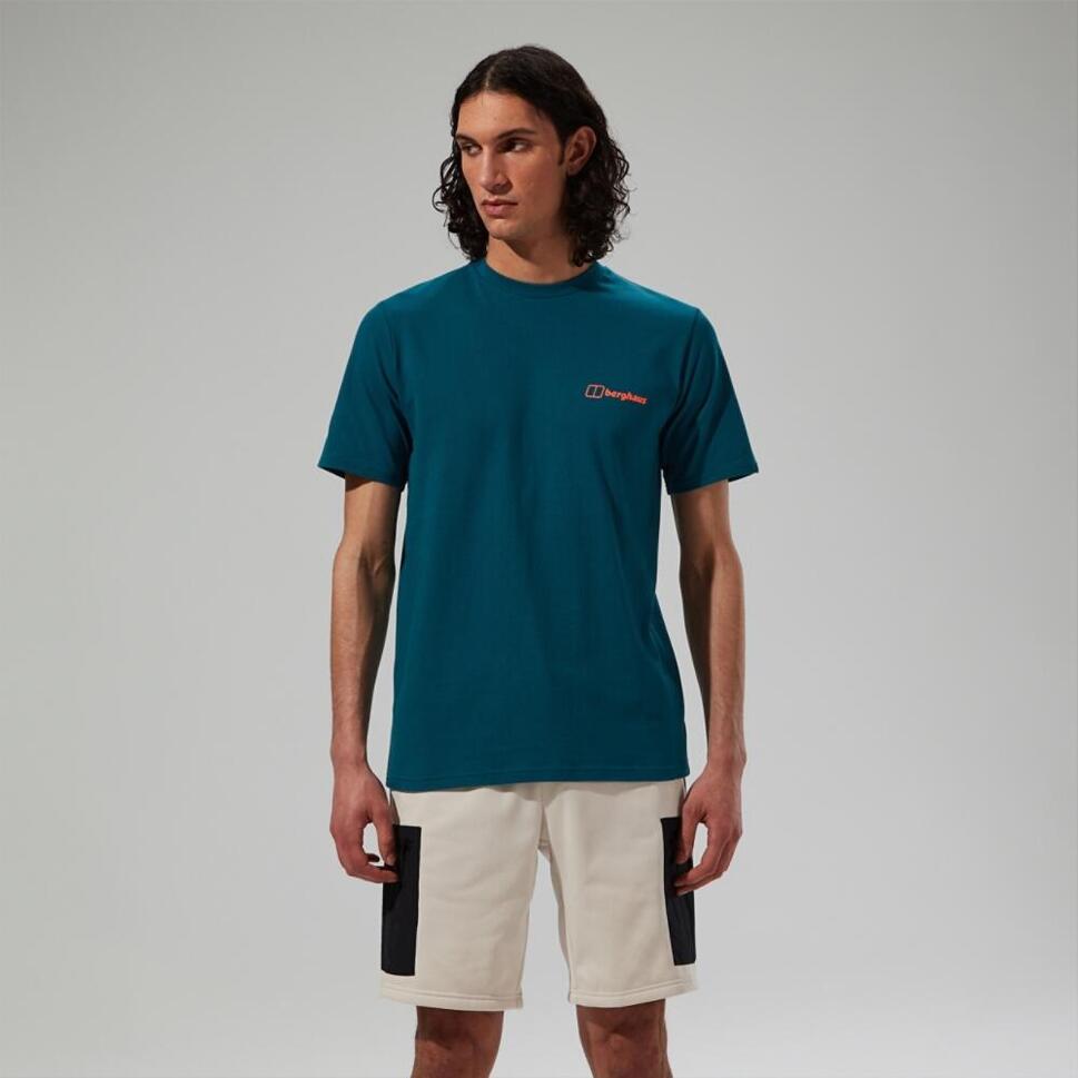 Koszulka z nadrukiem męska Berghaus Mtn Silhouette SS Tee