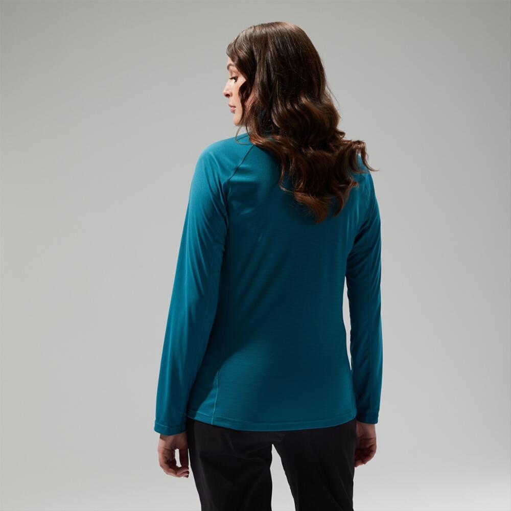 Women's 24/7 Half Zip Maternity Long Sleeve Tech Tee 3/7