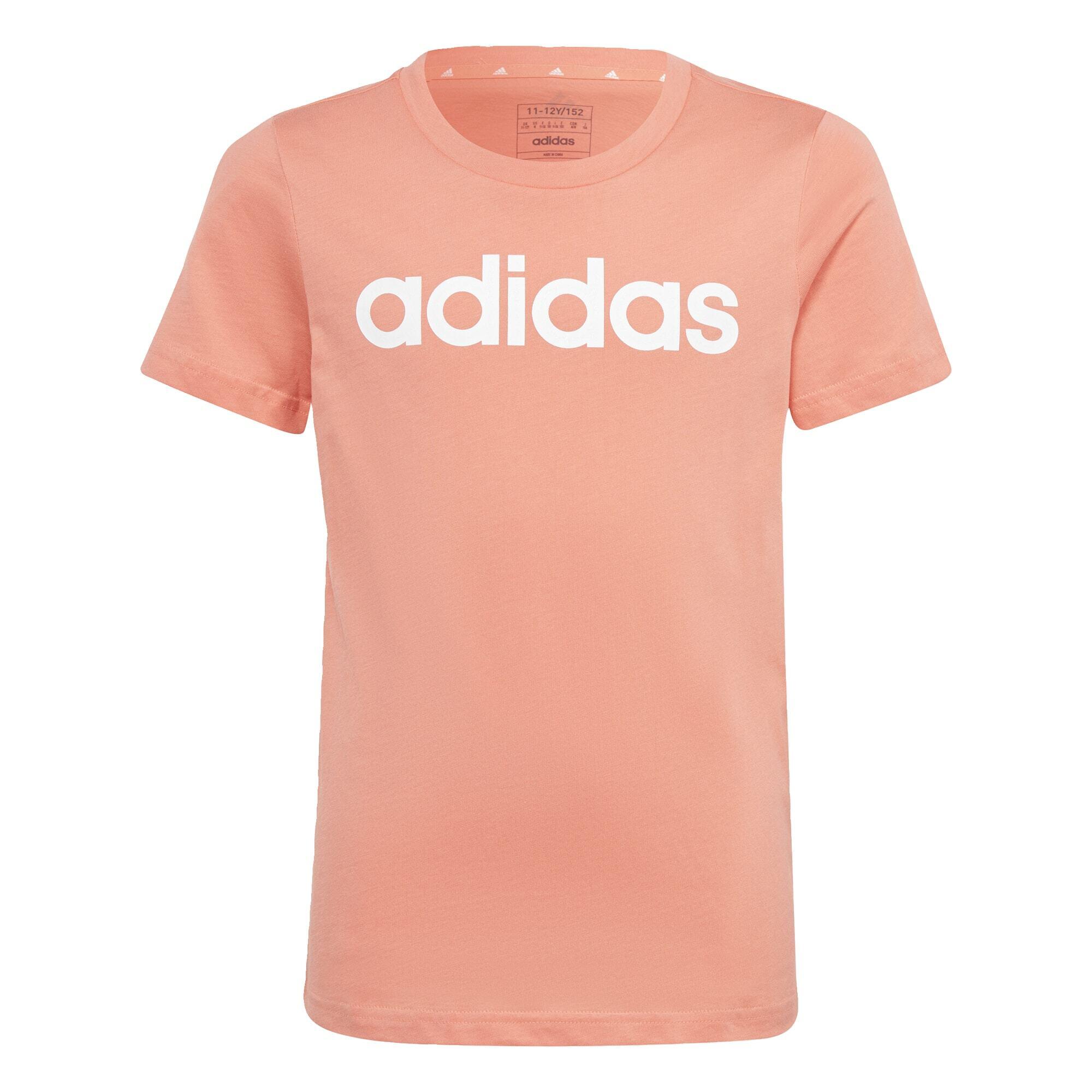 ADIDAS Essentials Linear Logo Cotton Slim Fit Tee