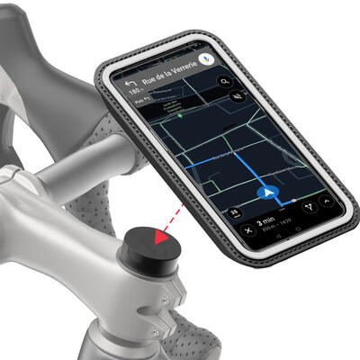 Supporto smartphone per forcella bici (Smartphone XL)