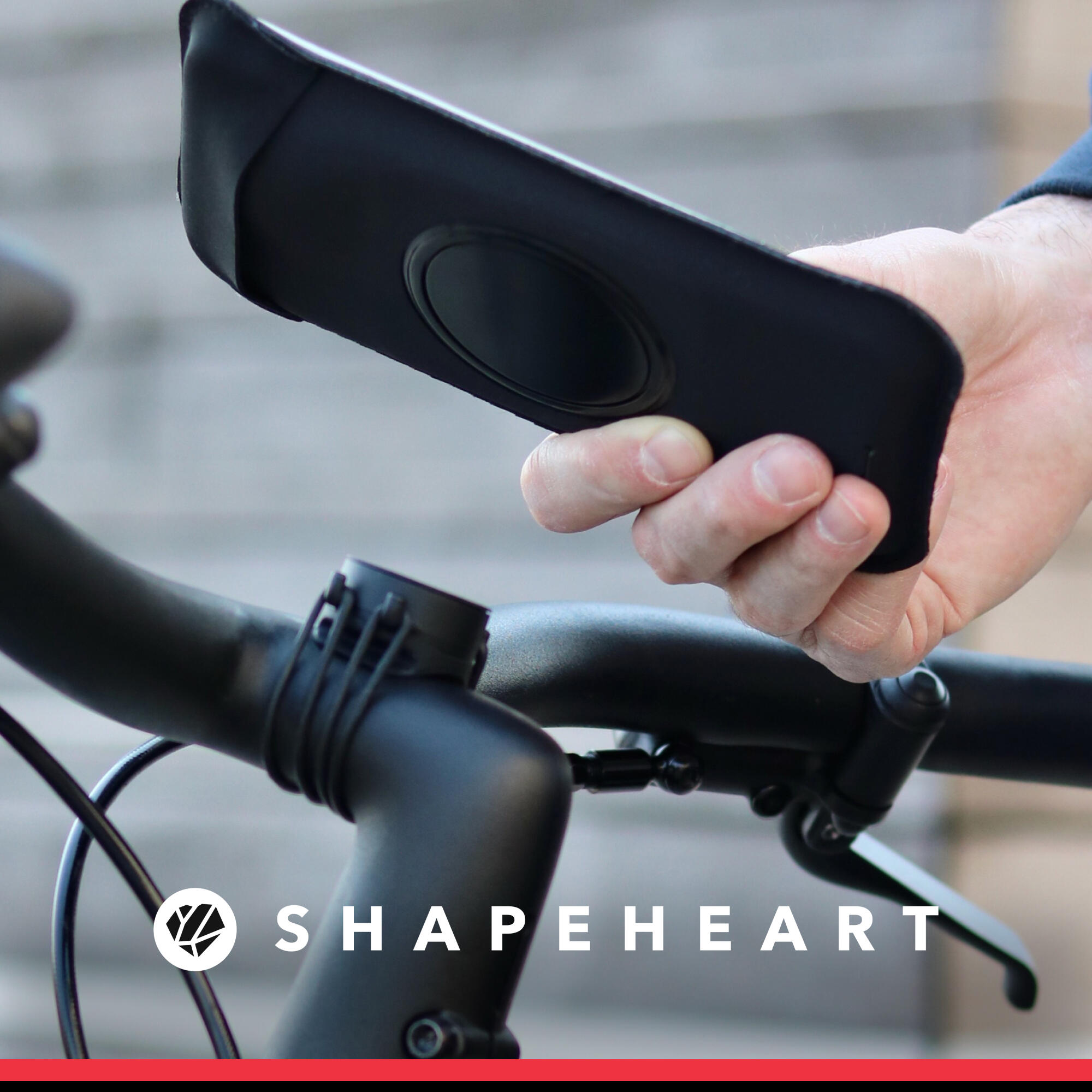 Support porte téléphone pour guidon de vélo (Téléphone M) 6/6
