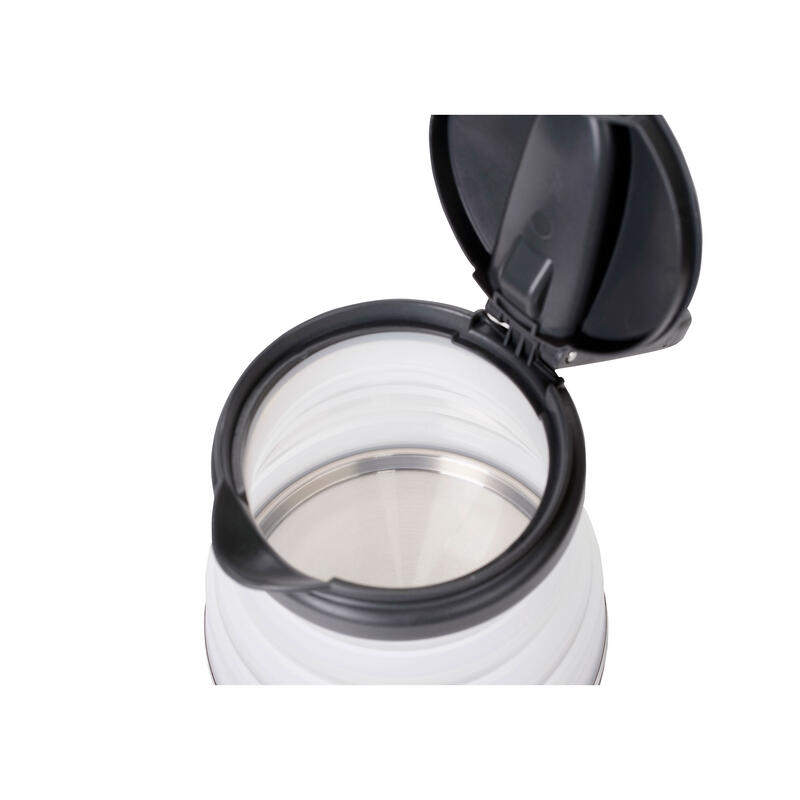 Bouilloire électrique Pliable Gobesty – Silicone – 0,6 L – Pour Voyage (café, Thé, Eau)