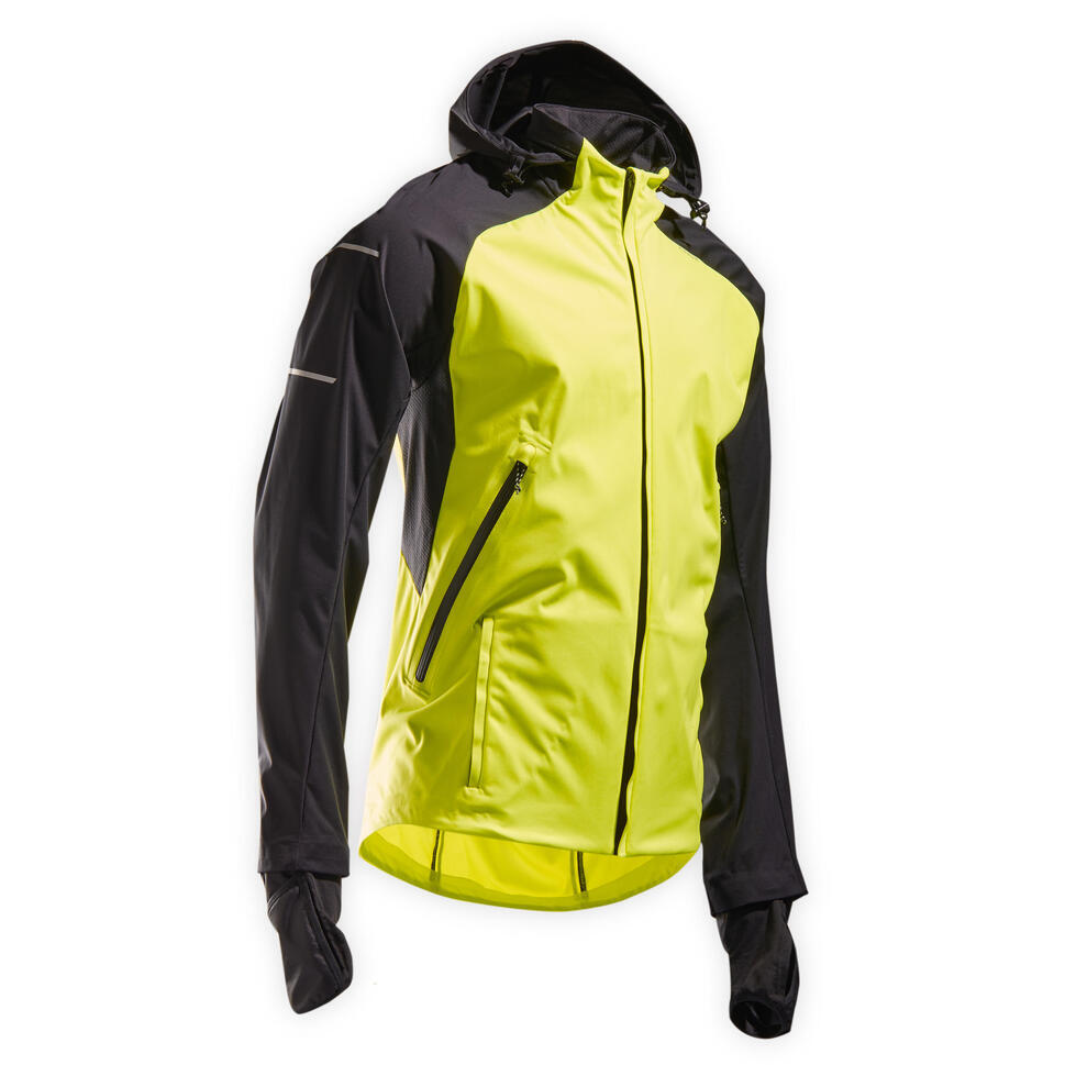 REFURBISHED KIPRUN WARM REGUL MENS RUNNING WINDBREAKER WATERPROOF - B GRADE 1/7