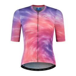 Fietsshirt Korte Mouwen Dames- Tie Dye