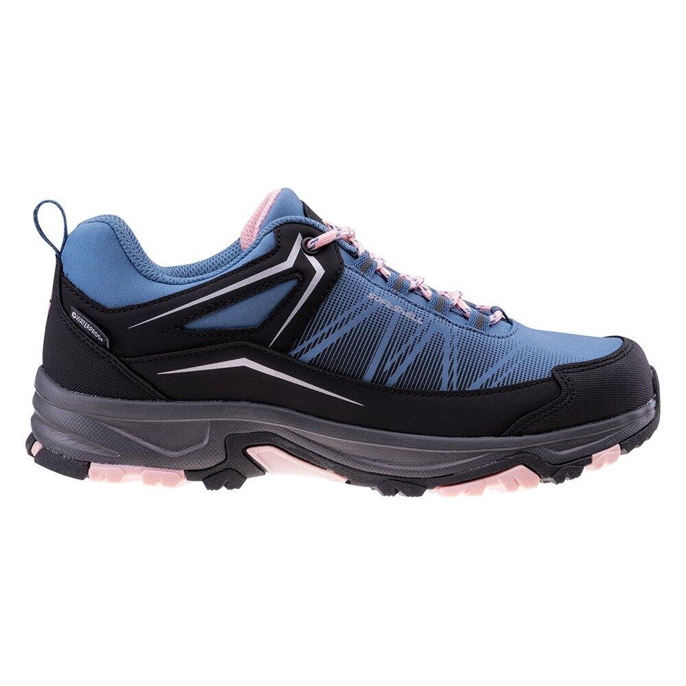 Womens/Ladies Dolmar Walking Shoes (Black/Navy/Pink) 3/4