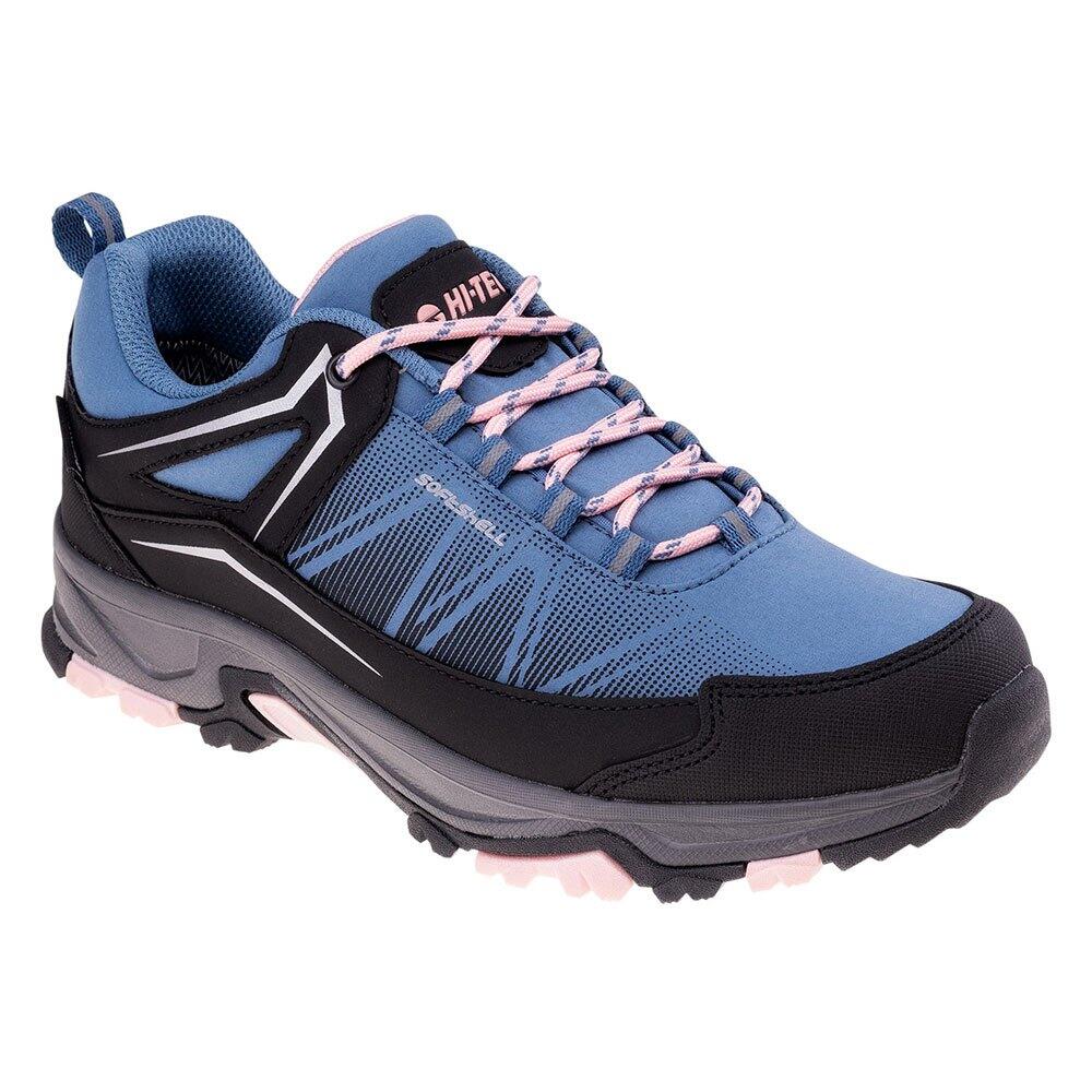 Womens/Ladies Dolmar Walking Shoes (Black/Navy/Pink) 1/4