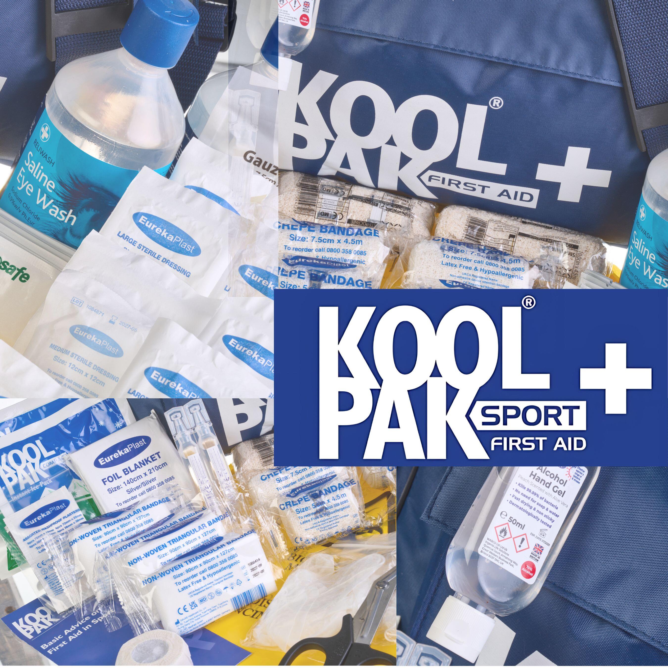 KoolPak Team First Aid Kit Sports Injury Treatment 4/7