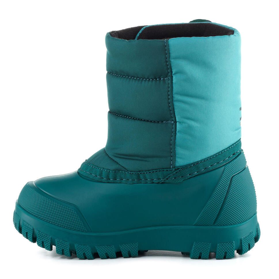 Refurbished  Baby Snow Boots, Baby Apres-Ski WARM Turquoise - D Grade 5/7
