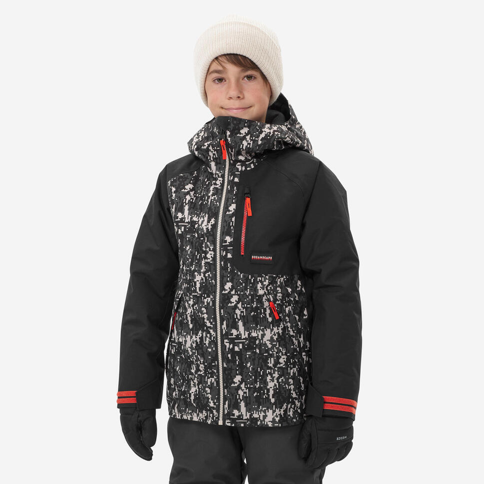 REFURBISHED KIDS SNOWBOARD JACKET SNB 500 - D GRADE 3/7