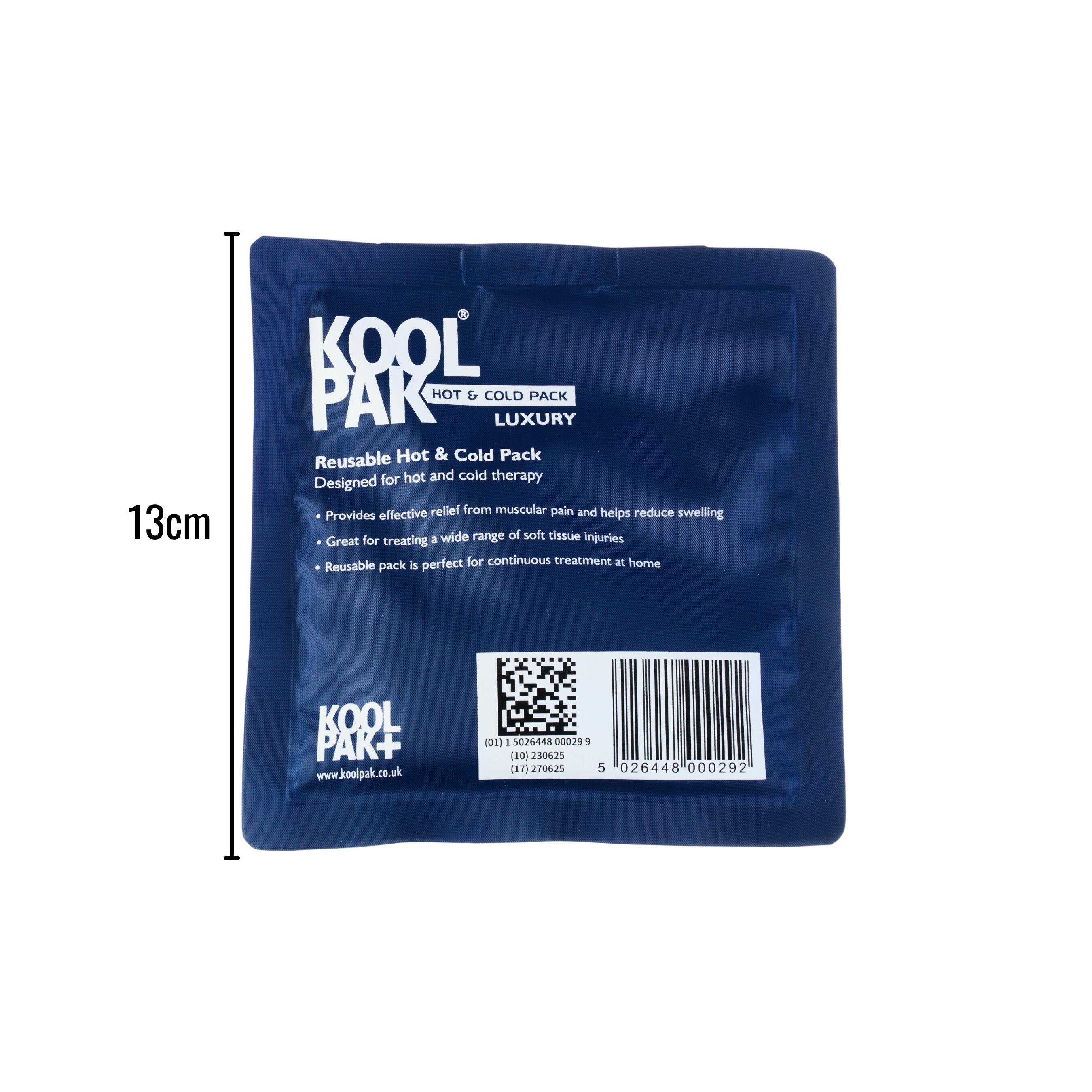 Koolpak Luxury Reusable Hot & Cold Pack - 13 x 14cm Pack of 10 4/5