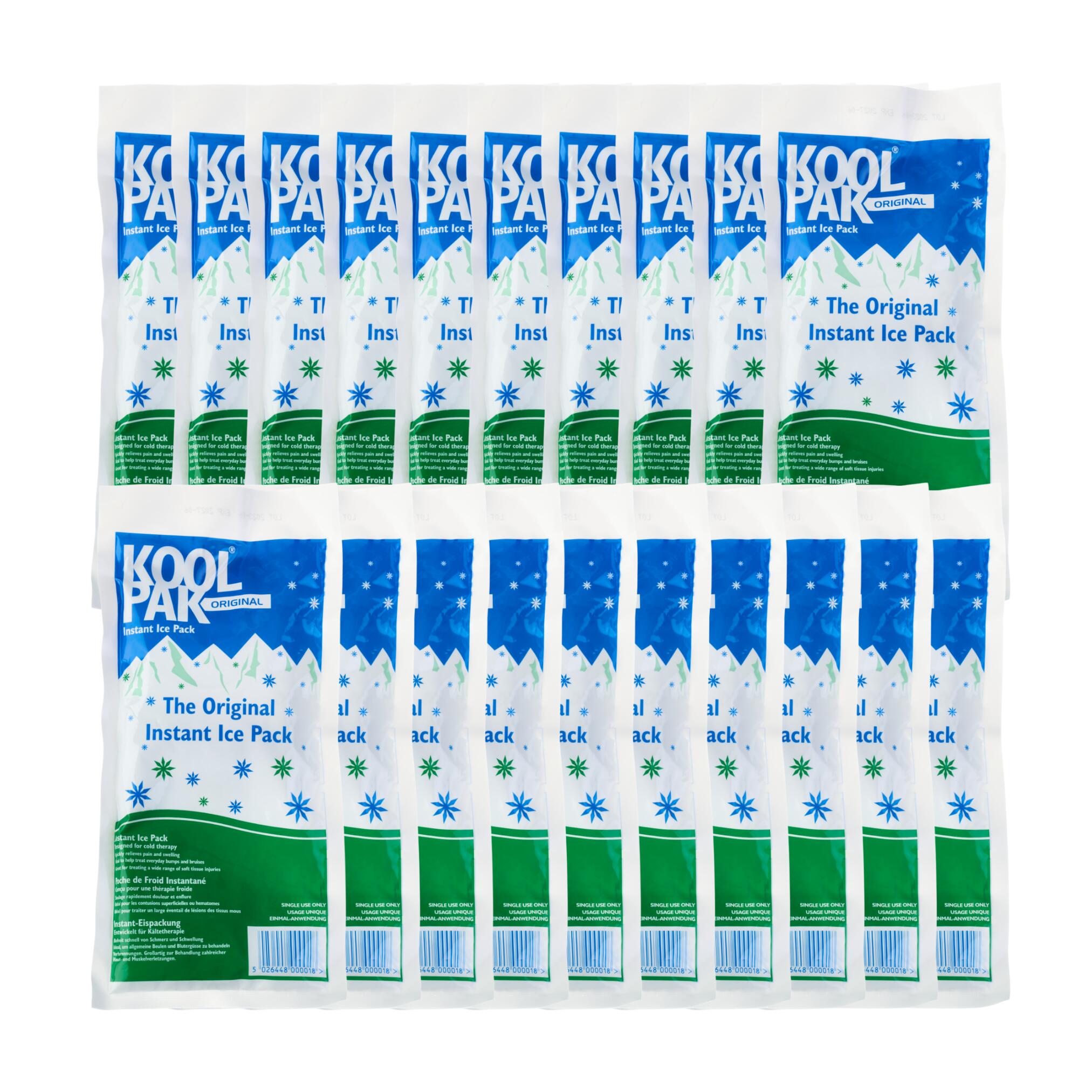 KOOLPAK Koolpak Original Instant Ice Pack - 12 x 29cm - Pack of 20