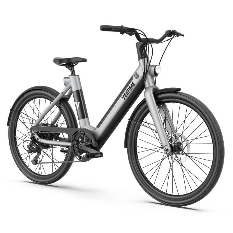 Vélo électrique YEEP.ME DAY PLUS Gris 26’’ autonomie 60km Freins à disques 7 vit