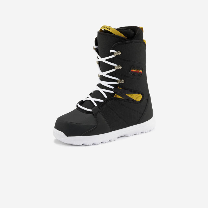 Seconde vie - Chaussures de snowboard homme débutant SNB 100 - noires - BON