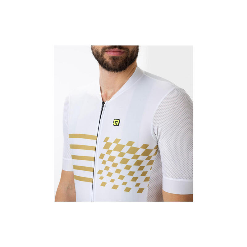 Alé Play Short Sleeve Jersey White