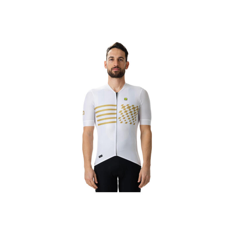 Alé Play Short Sleeve Jersey White