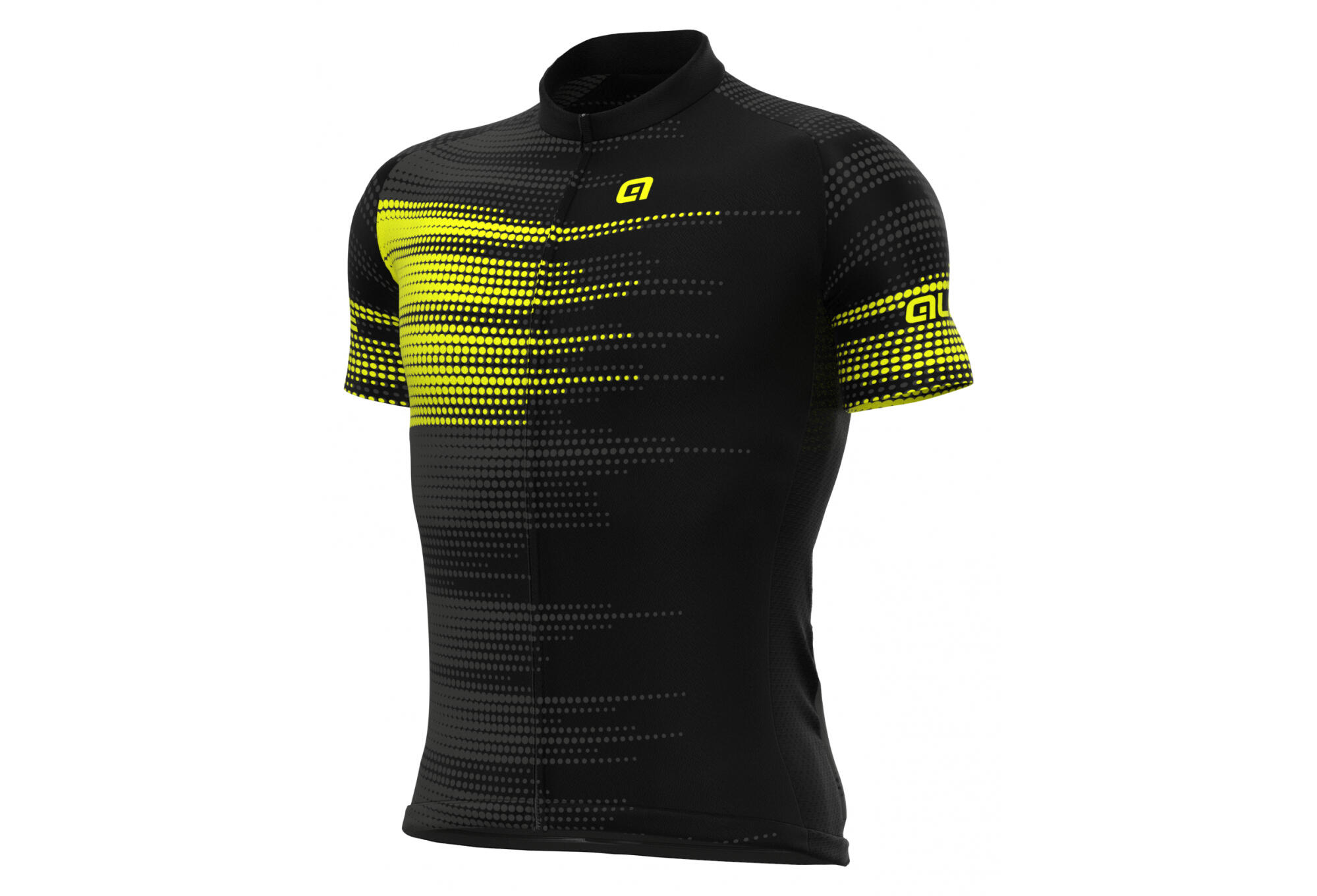 Maillot Manches Courtes Alé Turbo Noir 3/5