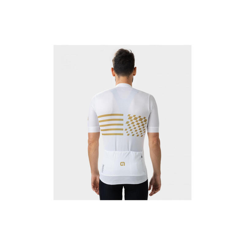 Alé Play Short Sleeve Jersey White