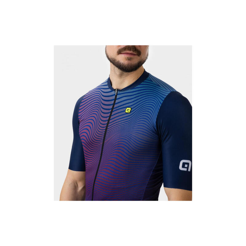 Alé Onda Short Sleeve Jersey Blue