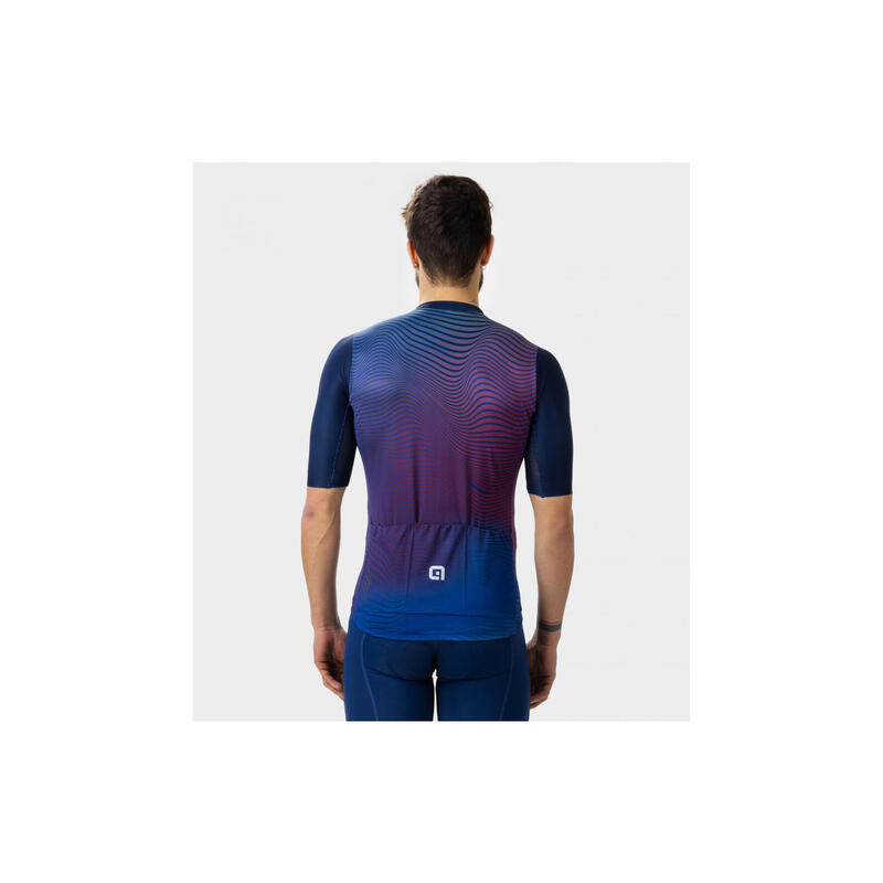 Alé Onda Short Sleeve Jersey Blue