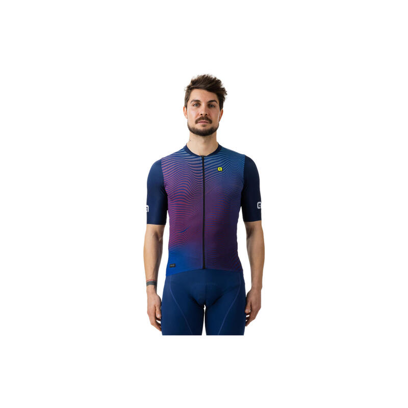 Alé Onda Short Sleeve Jersey Blue