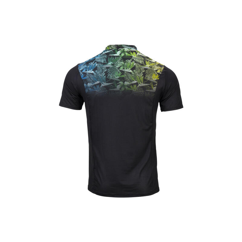 Maillot Manches Courte Kenny Charger Floral Noir