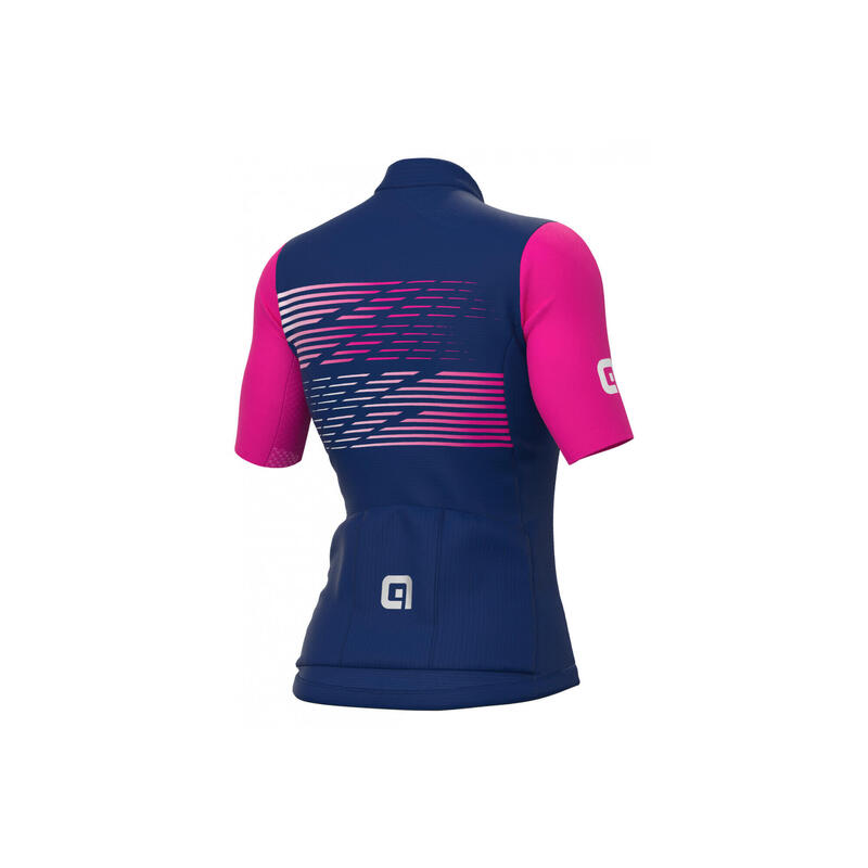 Maillot Manches Courtes Femme Alé Logo Fuchsia