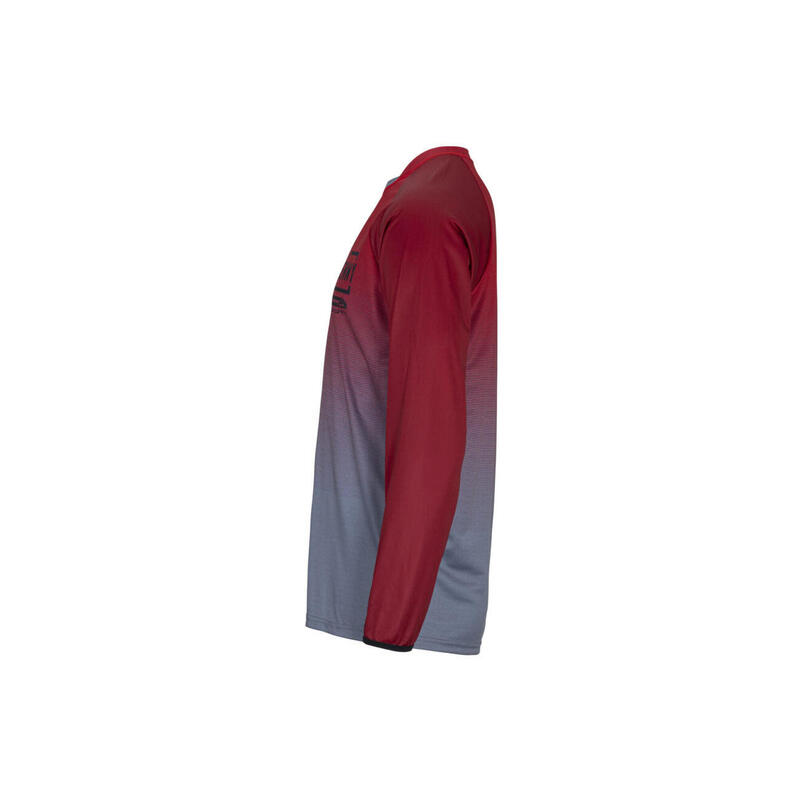 Maillot Manches Longues Kenny Factory Rouge / Gris