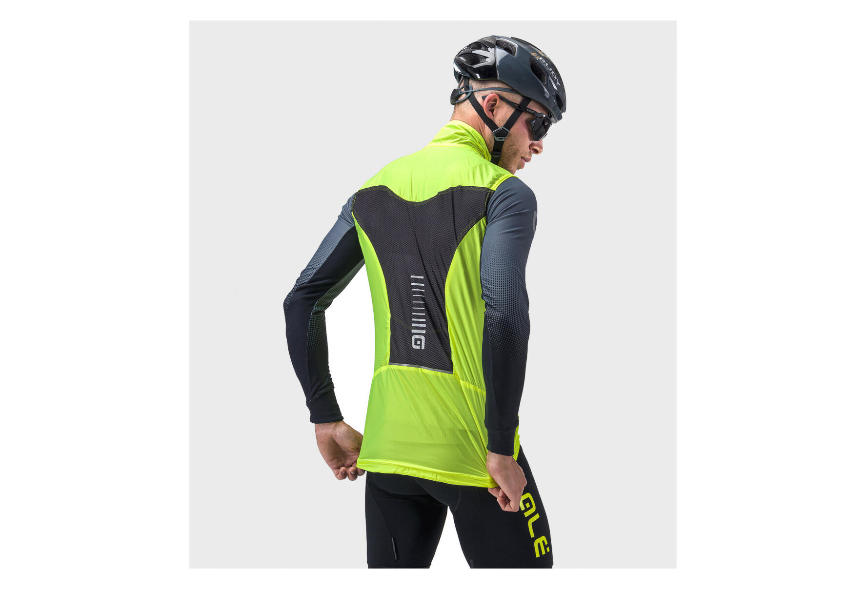 Veste Sans Manches Alé Light Pack Ale' Jaune Fluo 3/6