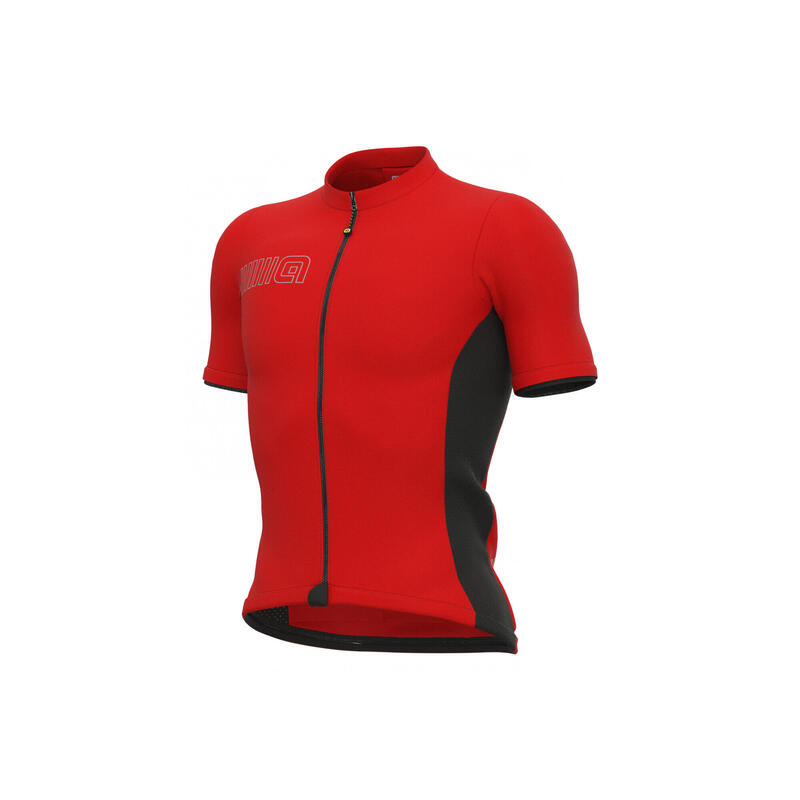 Alé Color Block Short Sleeve Jersey Red