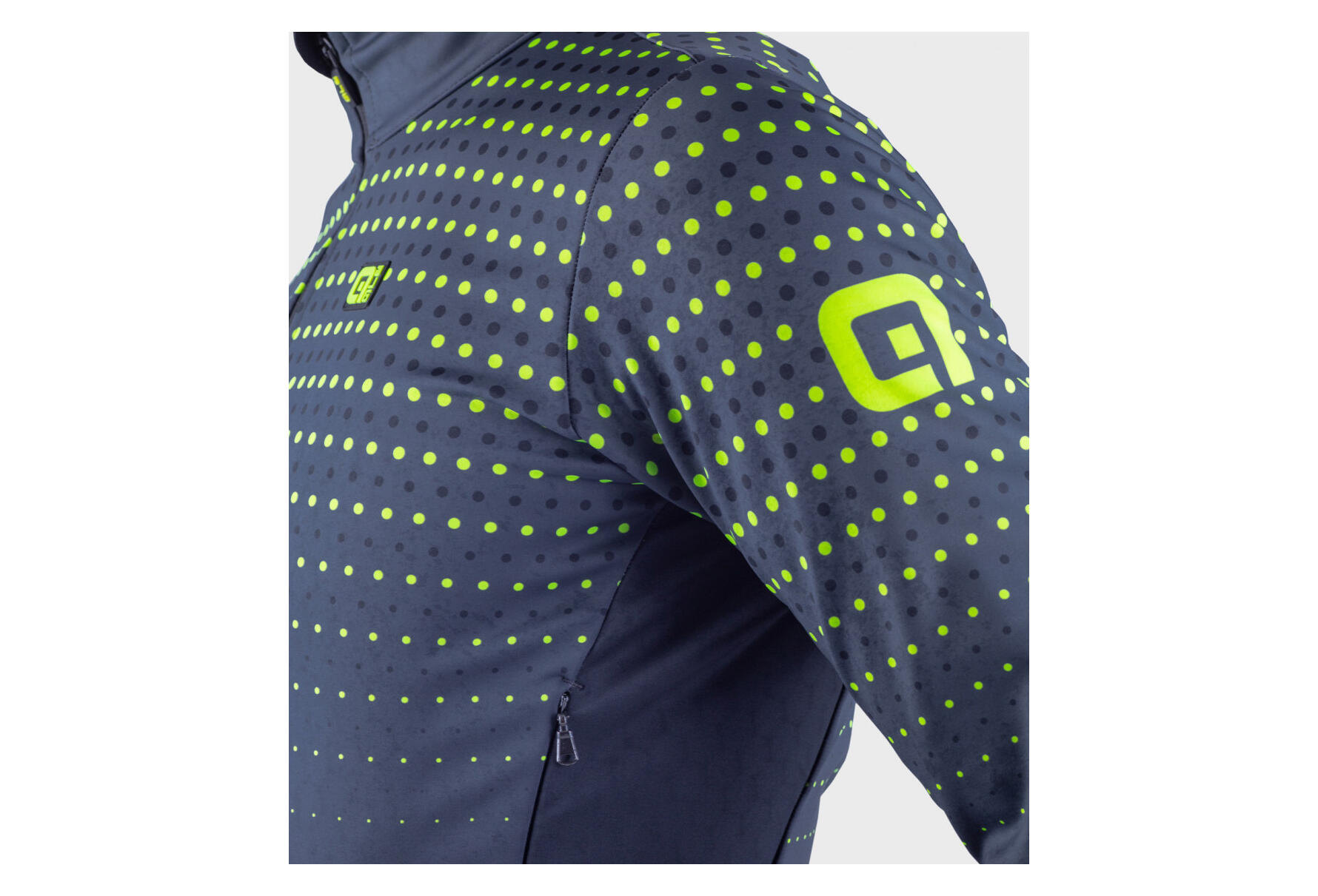 Alé Bullet Long Sleeve Jacket Black/Grey/Yellow 7/7