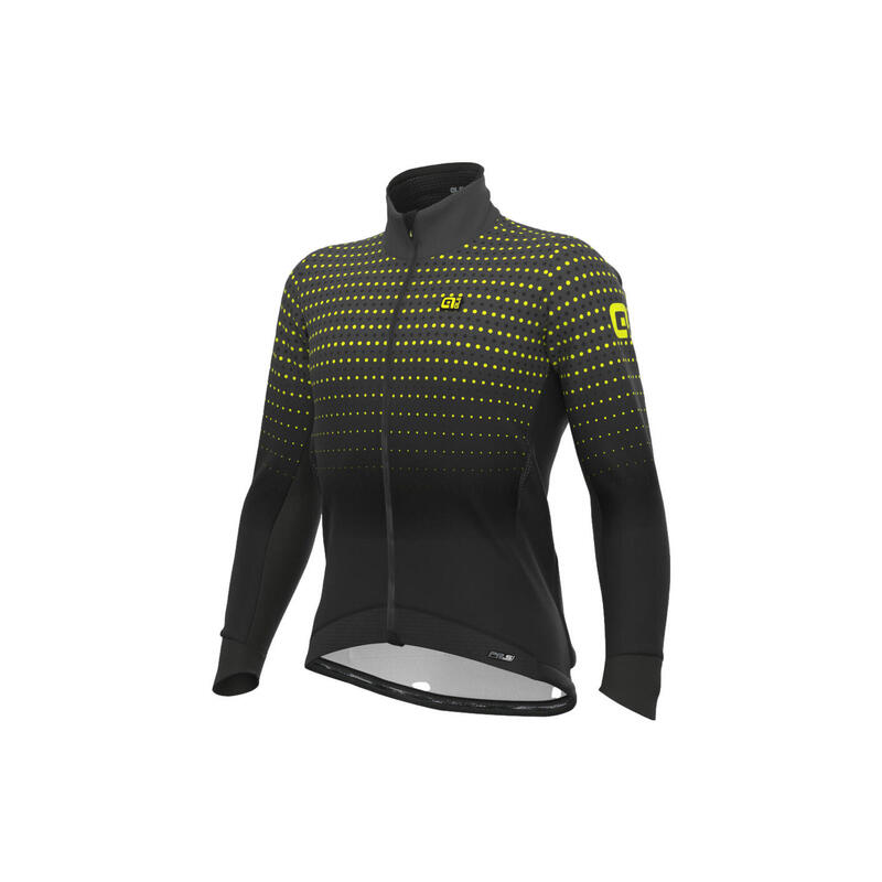 Alé Bullet Long Sleeve Jacket Black/Grey/Yellow