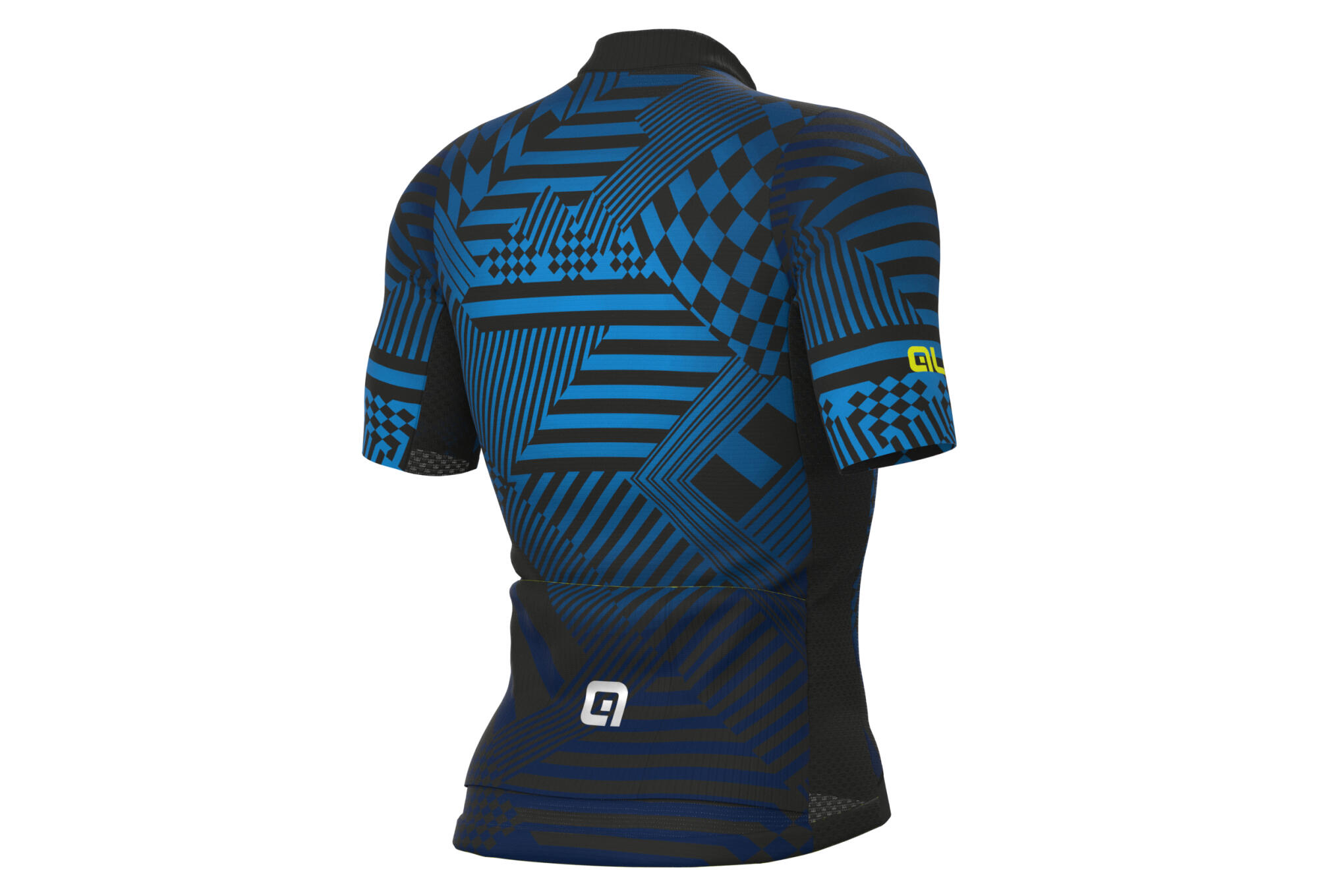 Koszulka rowerowa męska Alé Cycling PR-S Checker M Czarno-niebieski 3/7