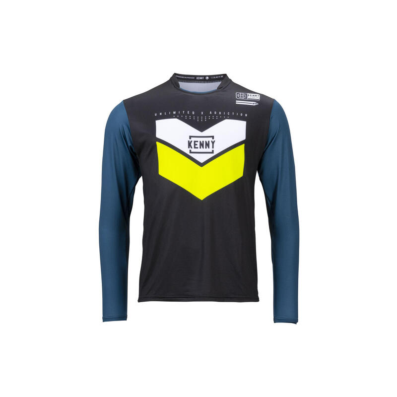 Kenny Prolight Lime Schwarz Langarmtrikot