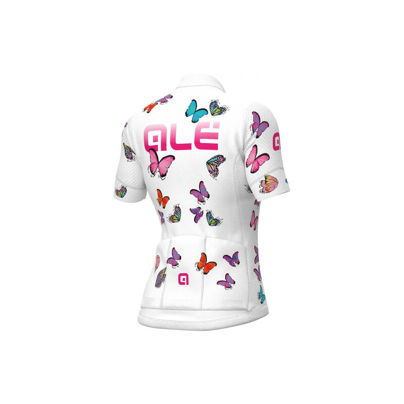 Alé Butterfly Women's Short Sleeve Jersey White