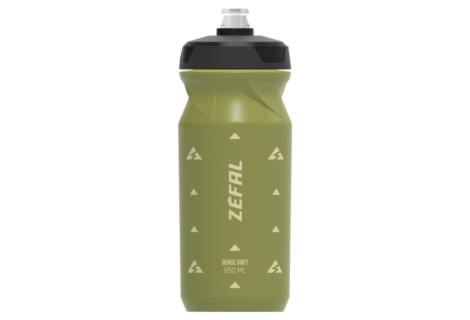 Zefal Sense Soft 65 Water Bottle - Olive Green 1/4